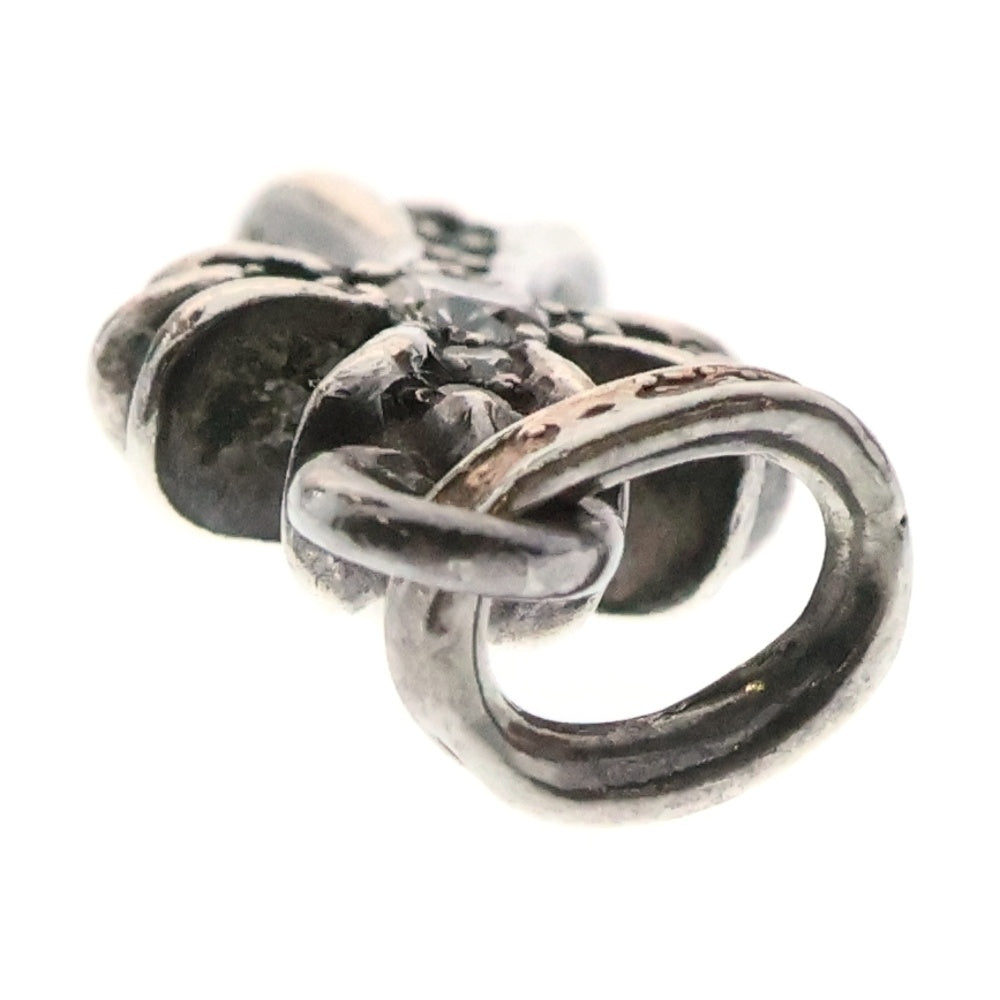 CHROME HEARTS(クロムハーツ) CRS BBYFAT P DMND ベイビーファットクロス アフター PAVEダイヤ ペンダントトップ シルバー