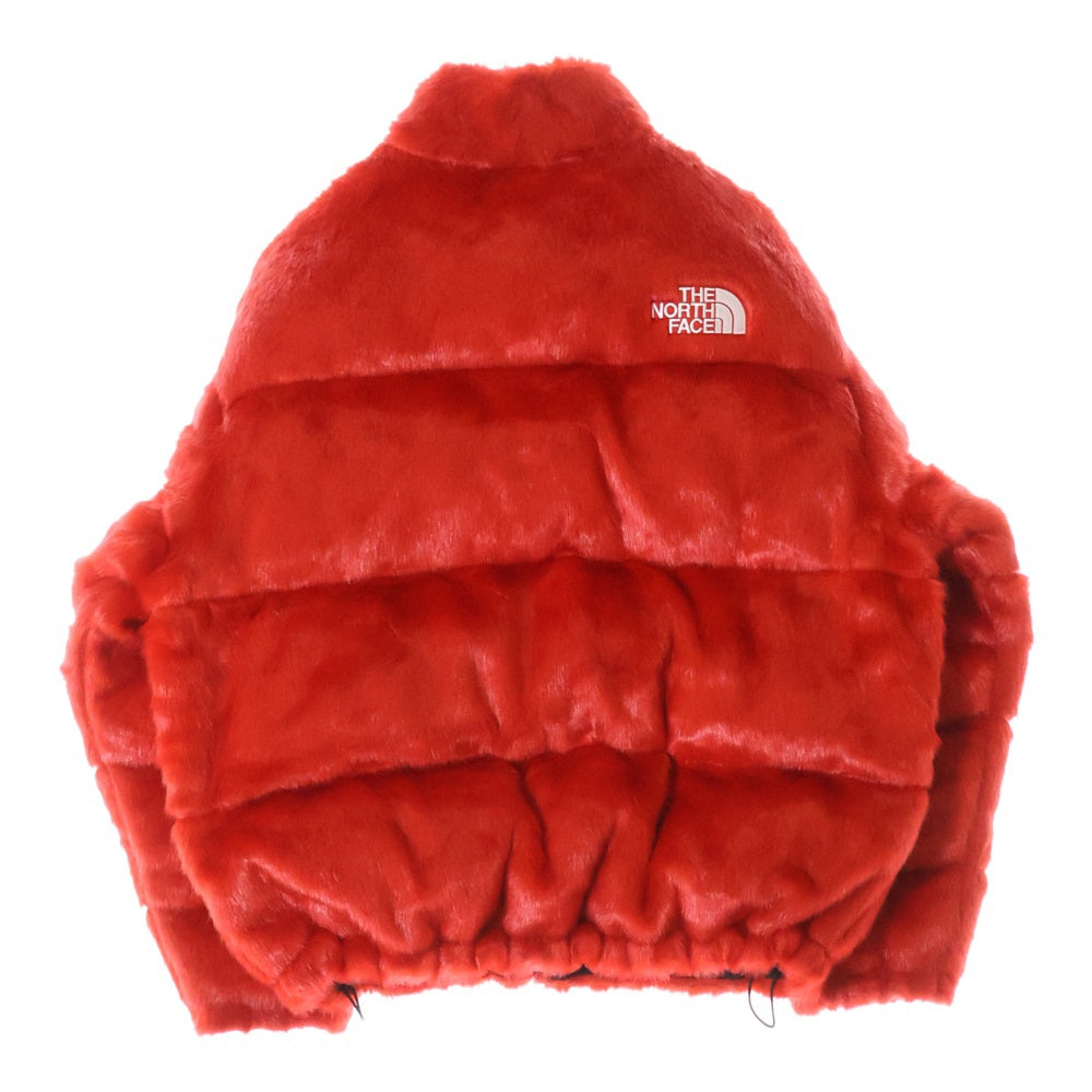 SUPREME(シュプリーム) 20AW ×THE NORTH FACE Faux Fur Nuptse Jacket ND92001I ノースフェイス ファー ヌプシ ダウンジャケット レッド
