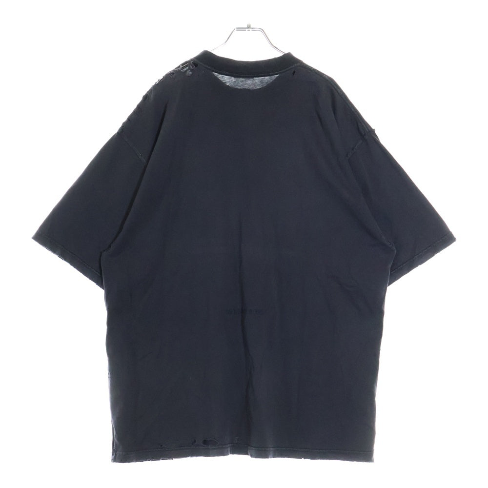 BALENCIAGA(バレンシアガ) 24AW 自由の女神 PALIS ヴィンテージ加工半袖Tシャツ 764235 TQVR9