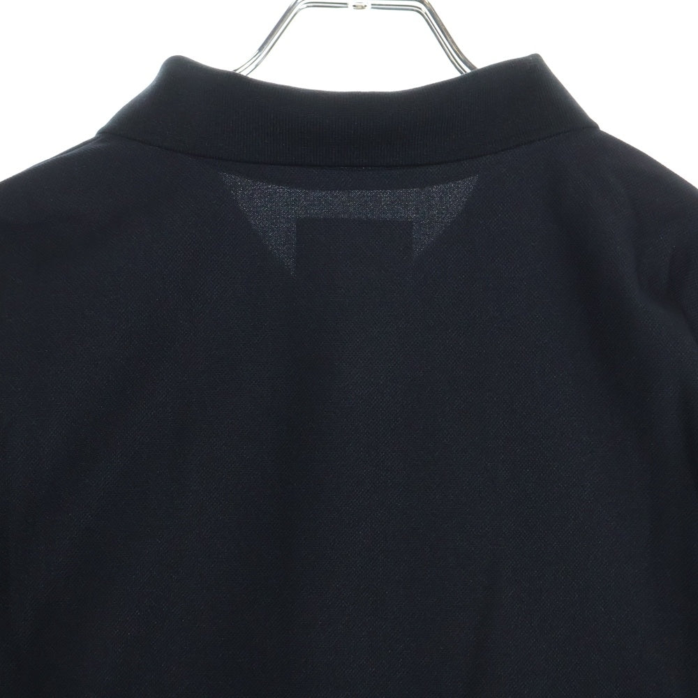 WTAPS(ダブルタップス) 25SS ACADEMY 02 SS POLY 251ATDT-CSM29 ロゴ刺繍 半袖ポロシャツ ブラック