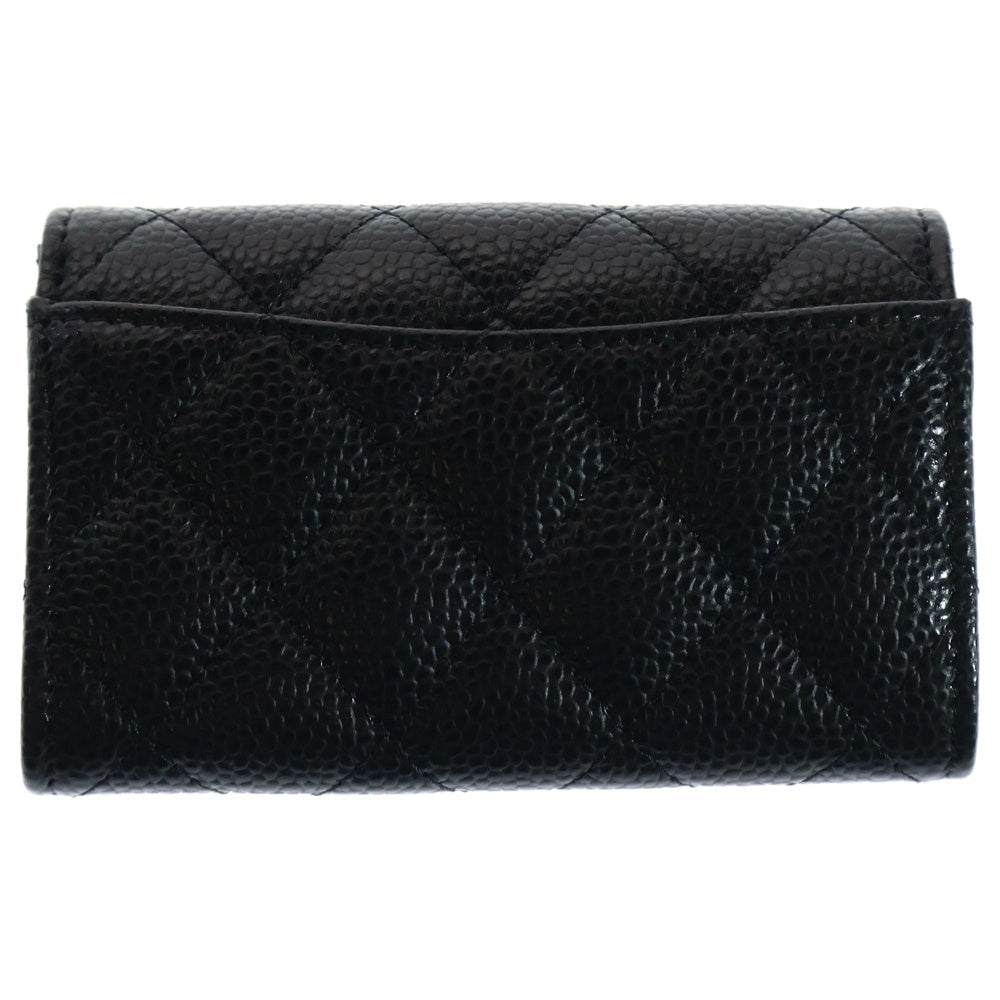 CHANEL(シャネル) ココマーク クラシックフラップカードケース AP0214 ブラック