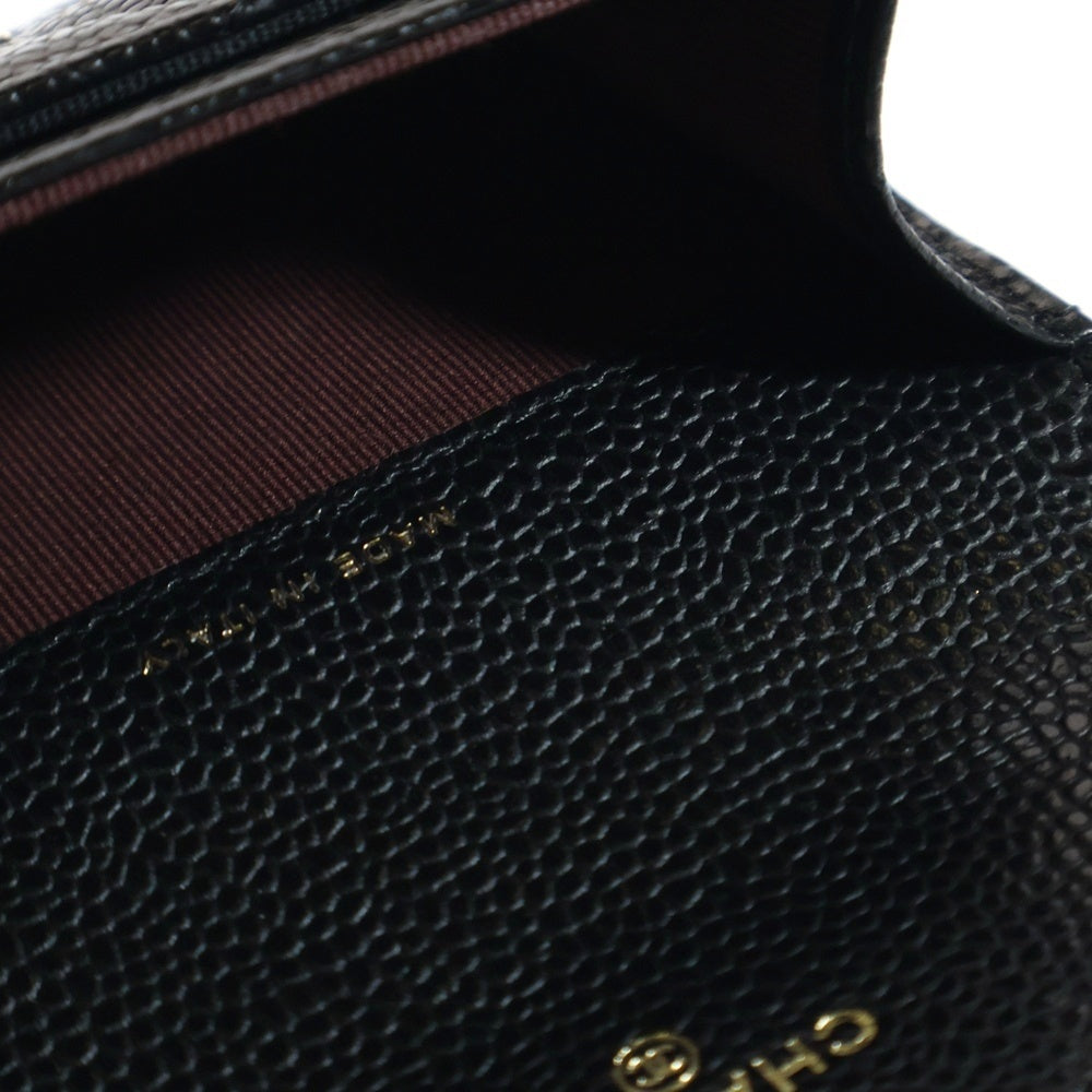 CHANEL(シャネル) ココマーク クラシックフラップカードケース AP0214 ブラック