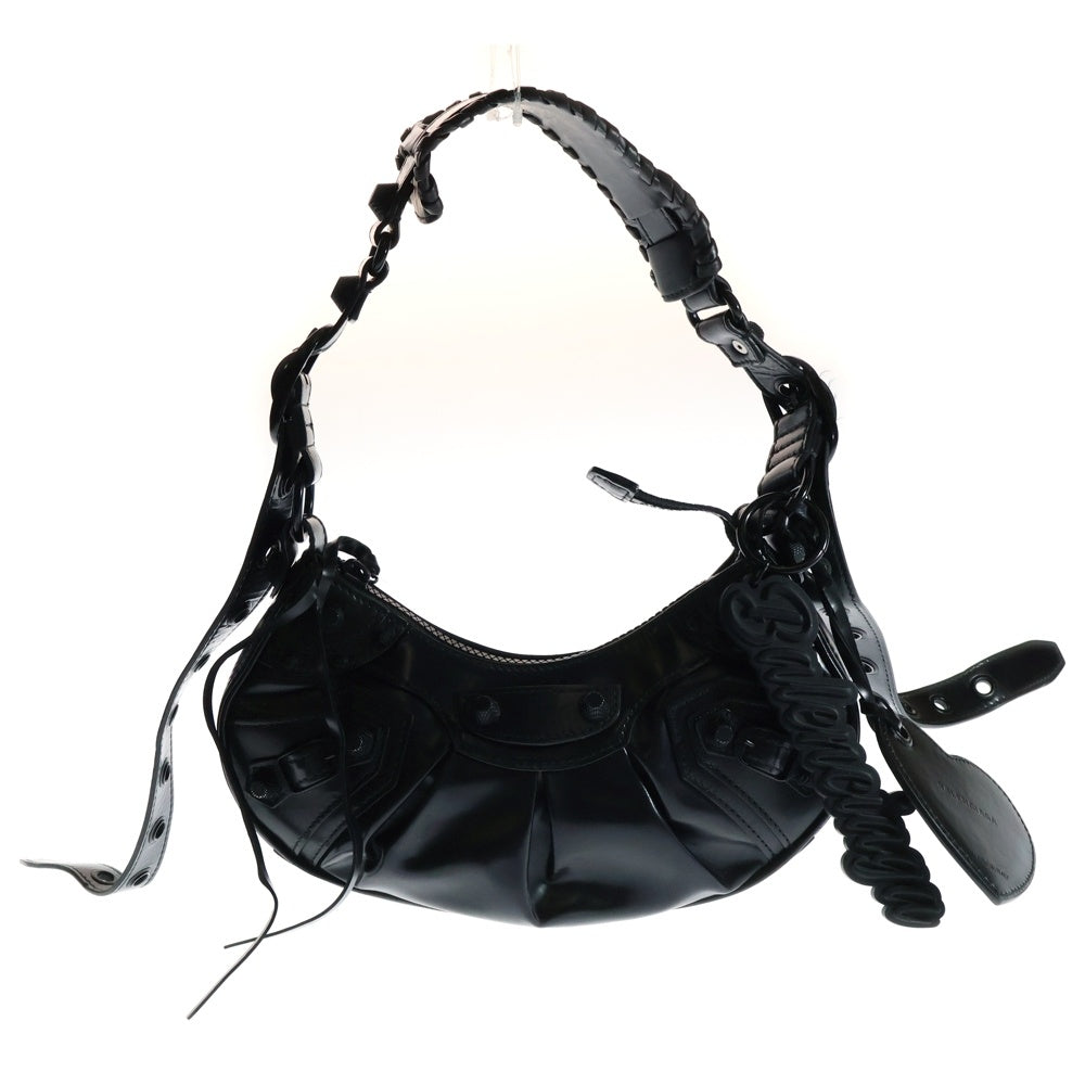 BALENCIAGA(バレンシアガ) Le Cagole ルカゴール ショルダーバッグ パテントレザー 671309 ブラック