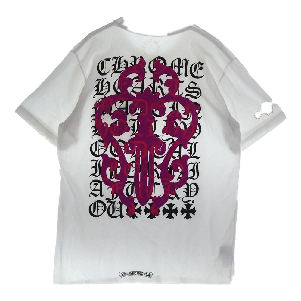 CHROME HEARTS(クロムハーツ) CH T-SHRT 1 ヴァインダガープリント 半袖Tシャツ カットソー ホワイト