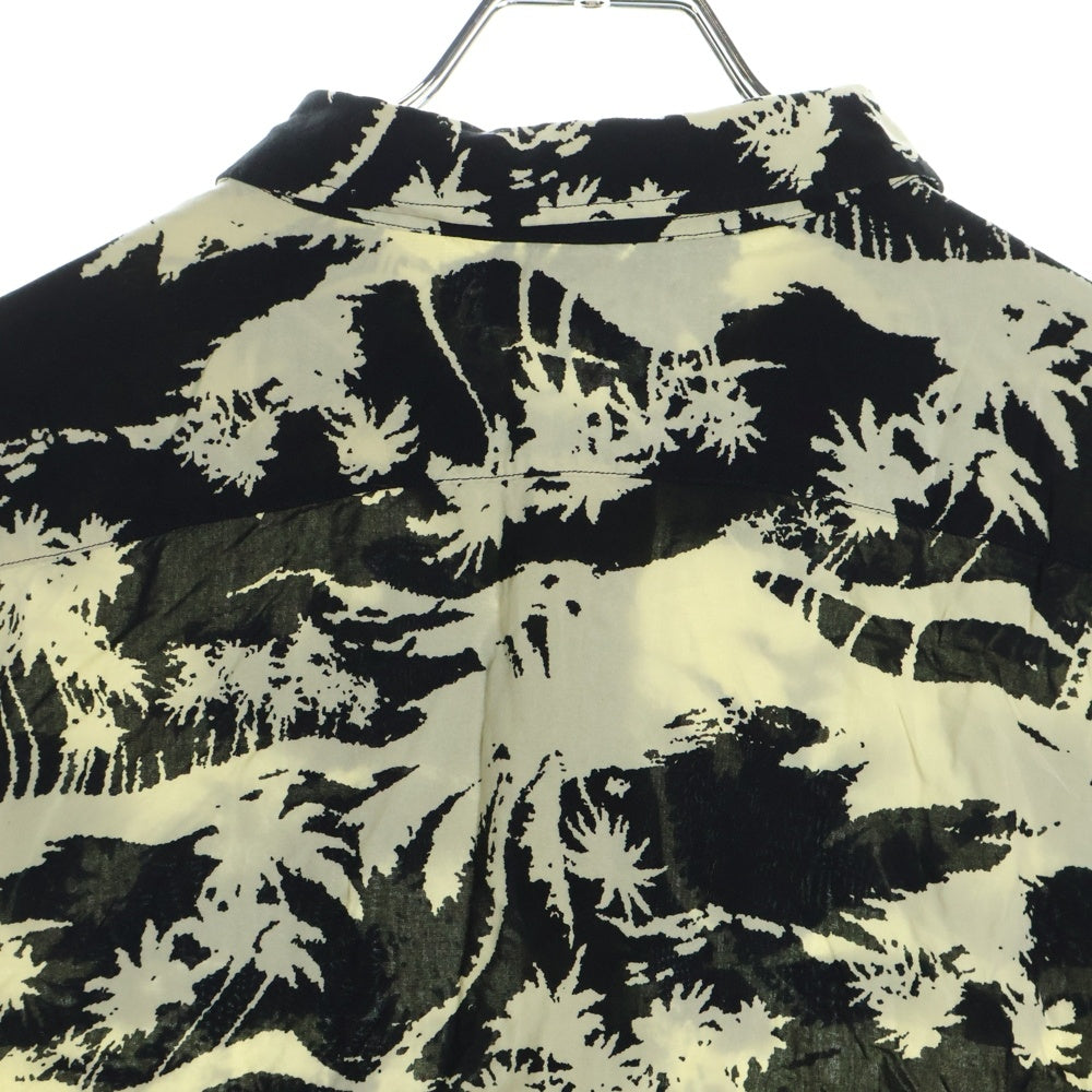CELINE(セリーヌ) 23SS パームタイガープリントビスコース長袖シャツ 2C813275U イエロー/ブラック