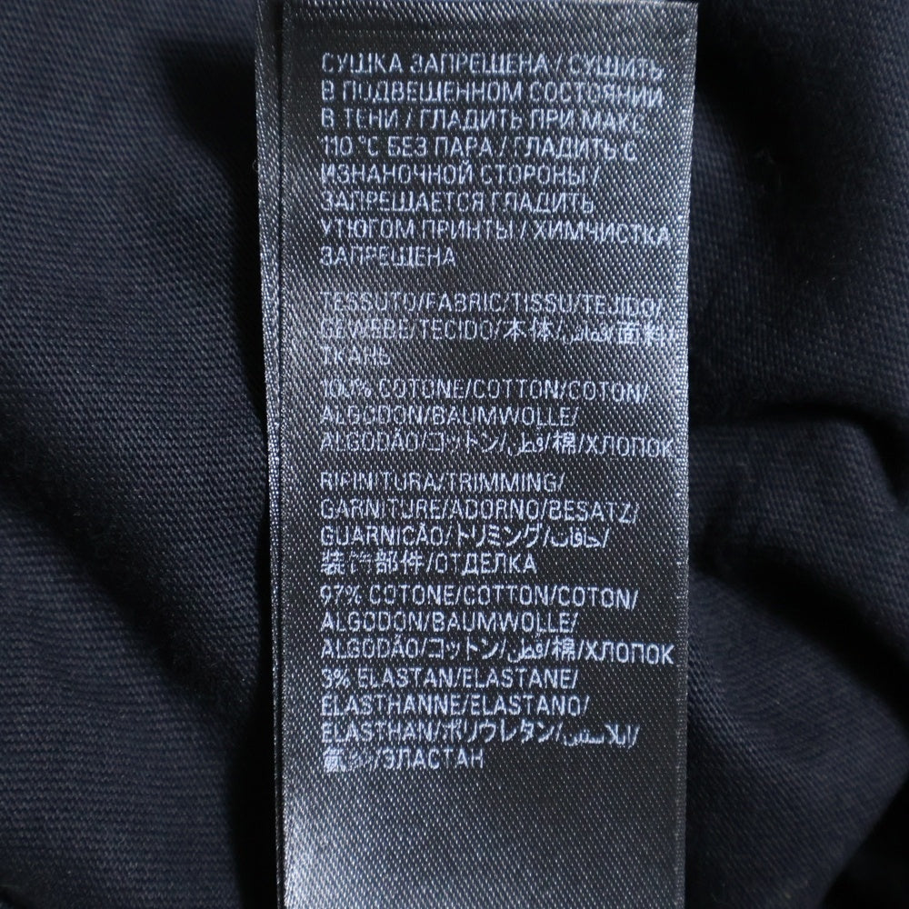 BALENCIAGA(バレンシアガ) Paris Moon Oversized Tee 739028 TQVX6 パリスムーン ダメージ加工 オーバーサイズ半袖Tシャツ ブラック