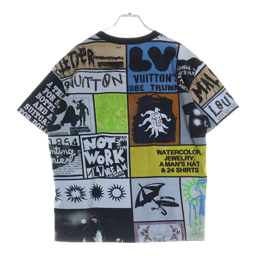 LOUIS VUITTON(ルイヴィトン) 24SS LVファンジンモチーフ総柄 半袖Tシャツ RM241M