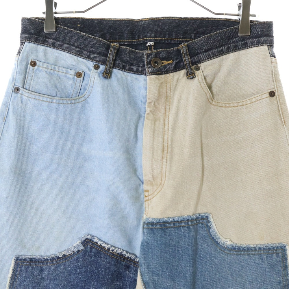 KHOKI(コッキ) 23SS Multi Denim Pants 再構築マルチデニムパンツ マルチ 23SS-P-05