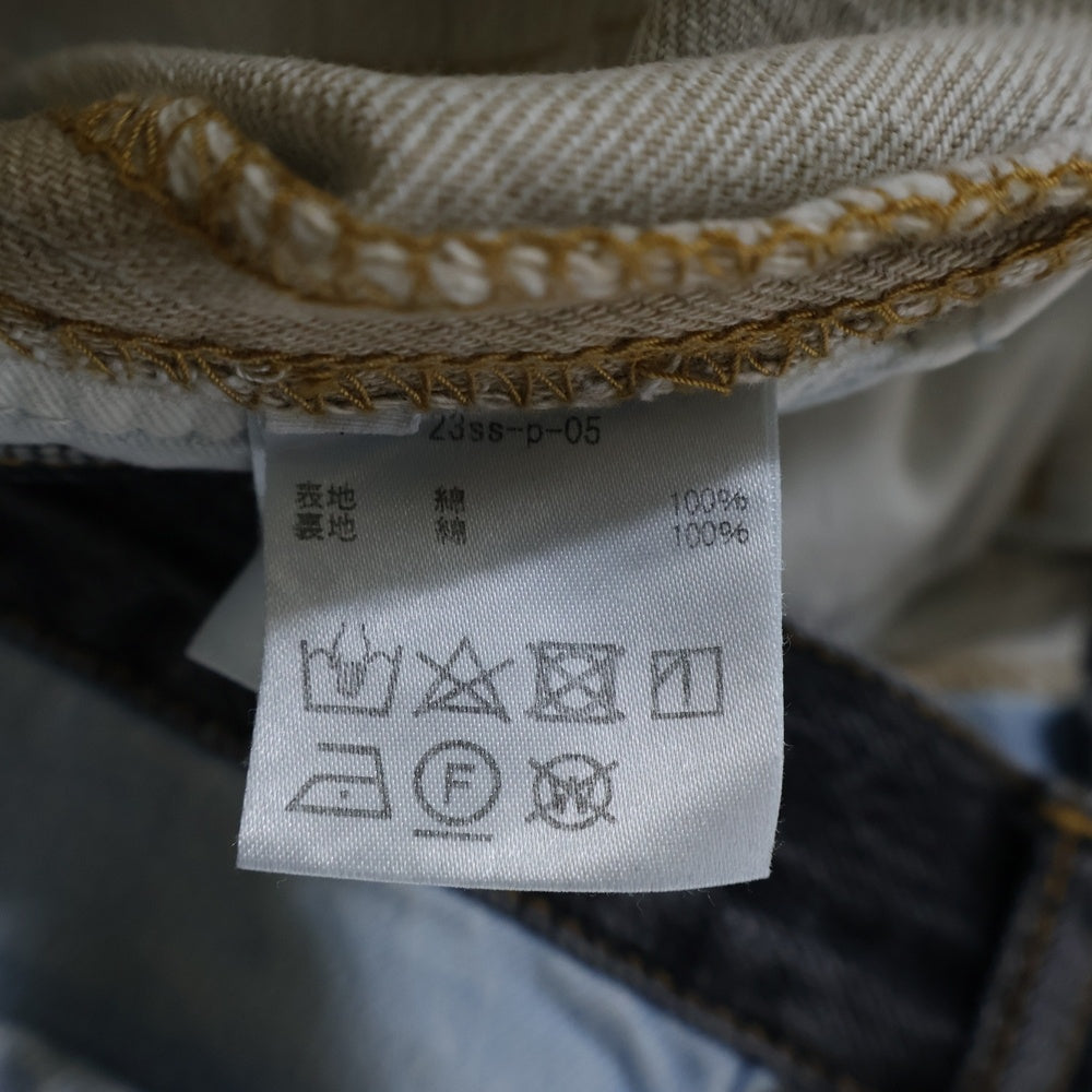 KHOKI(コッキ) 23SS Multi Denim Pants 再構築マルチデニムパンツ マルチ 23SS-P-05