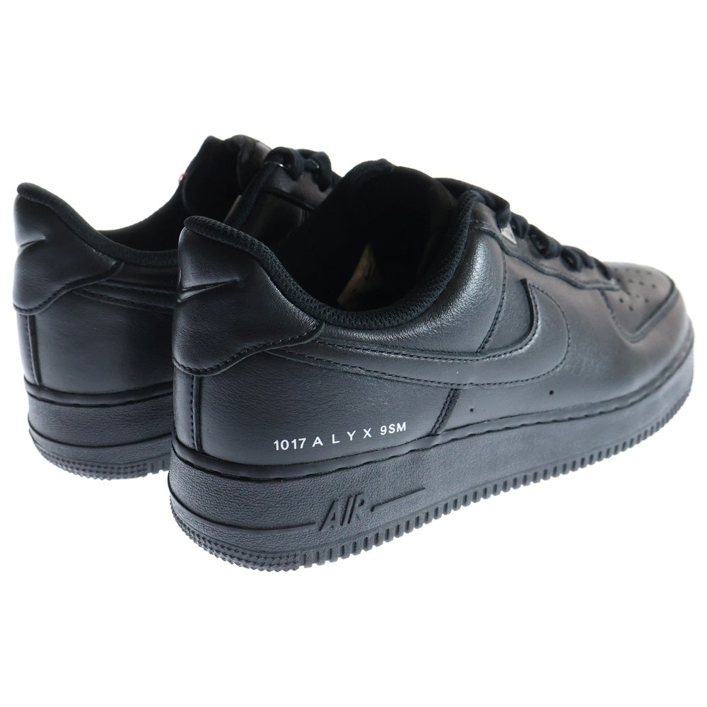 NIKE(ナイキ) × 1017 ALYX 9SM AIR FORCE 1 LOW BLACK FJ4908-001 ×アリクス エアフォース1ローカットスニーカー US9/27.0cm