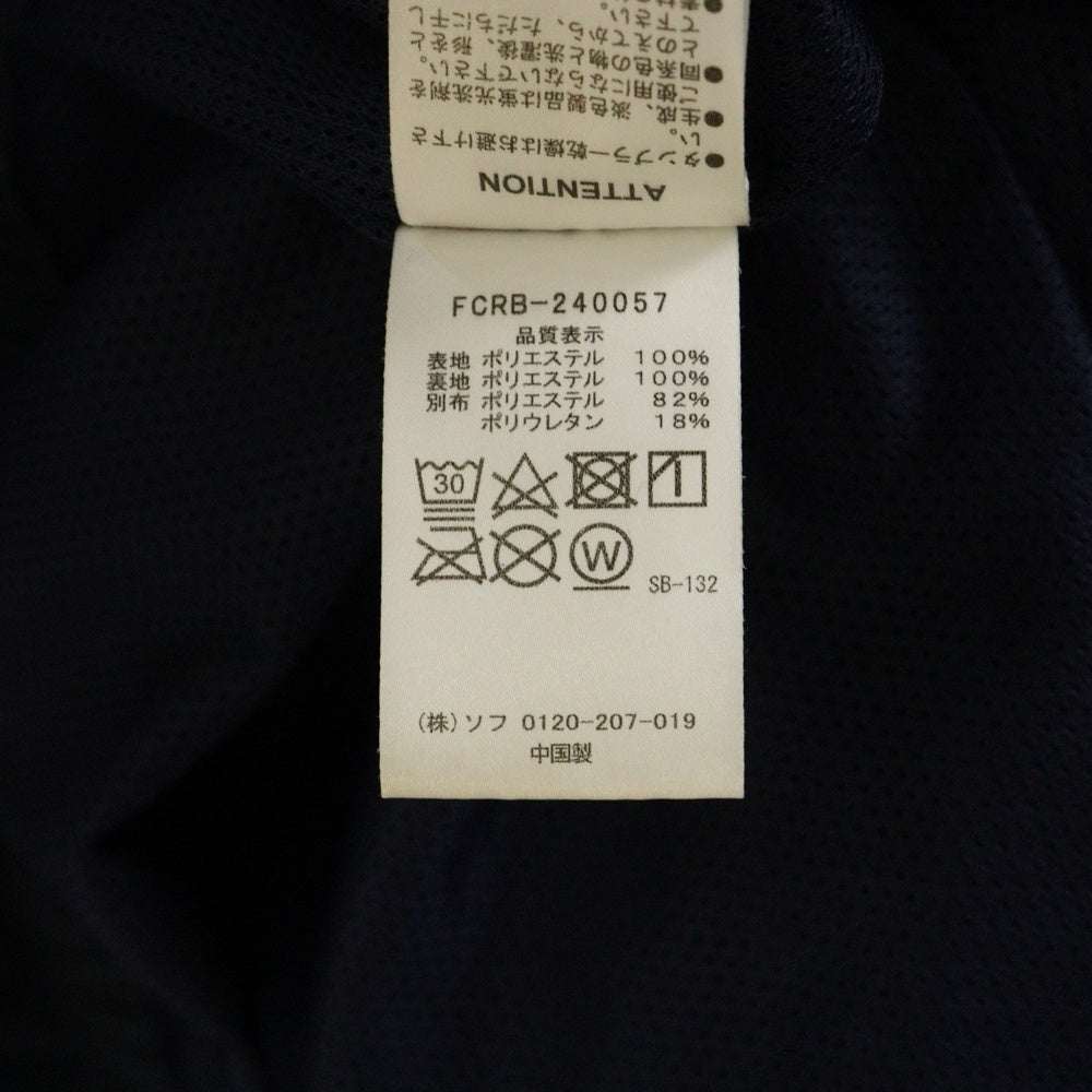 F.C.R.B./F.C.Real Bristol/FCRB(エフシーアールビー/エフシーレアルブリストル) 24SS VENTILATION LOGO TRAINING FCRB-240057 ベンチレーション ロゴ トレーニング イージー パンツ ネイビー