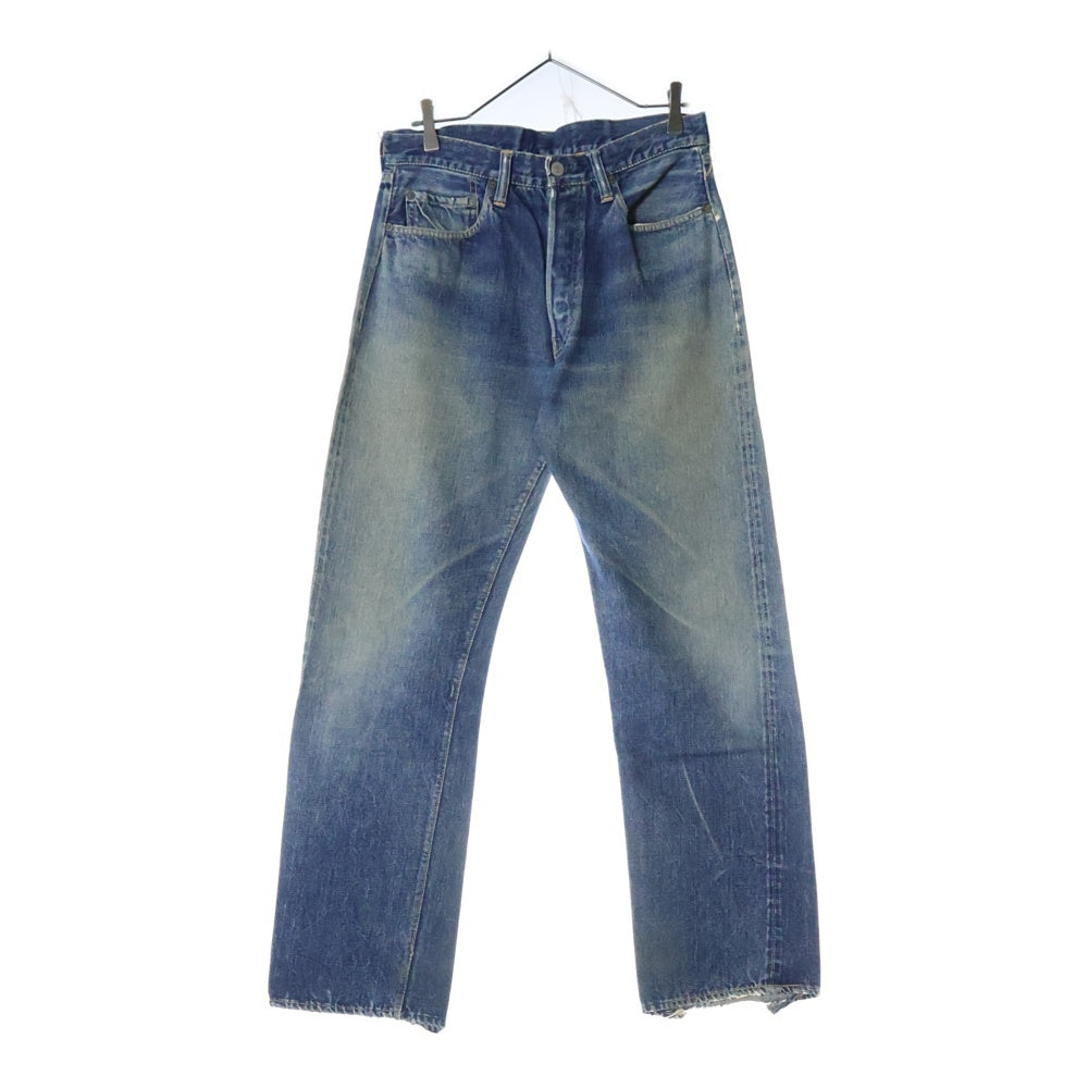 VINTAGE(ヴィンテージ) 50s VINTAGE 501XX 両面タブ BIG E 革パッチ ボタン裏爪 センターセット ボタンフライデニムパンツ インディゴ