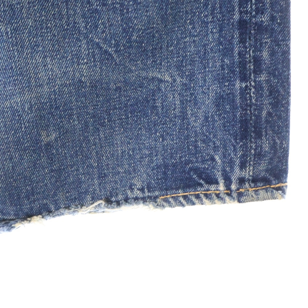 VINTAGE(ヴィンテージ) 50s VINTAGE 501XX 両面タブ BIG E 革パッチ ボタン裏爪 センターセット ボタンフライデニムパンツ インディゴ