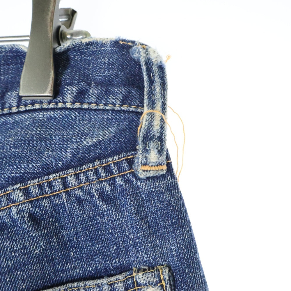 VINTAGE(ヴィンテージ) 50s VINTAGE 501XX 両面タブ BIG E 革パッチ ボタン裏爪 センターセット ボタンフライデニムパンツ インディゴ