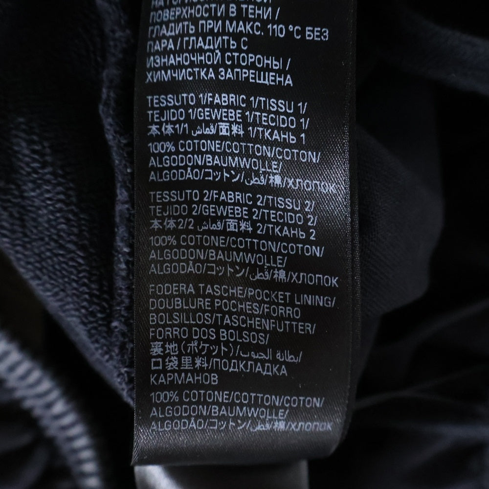 BALENCIAGA(バレンシアガ) ダメージ加工 スウェットドッキング オーバーサイズデニムパンツ 745264 TNW11 グレー/ブラック