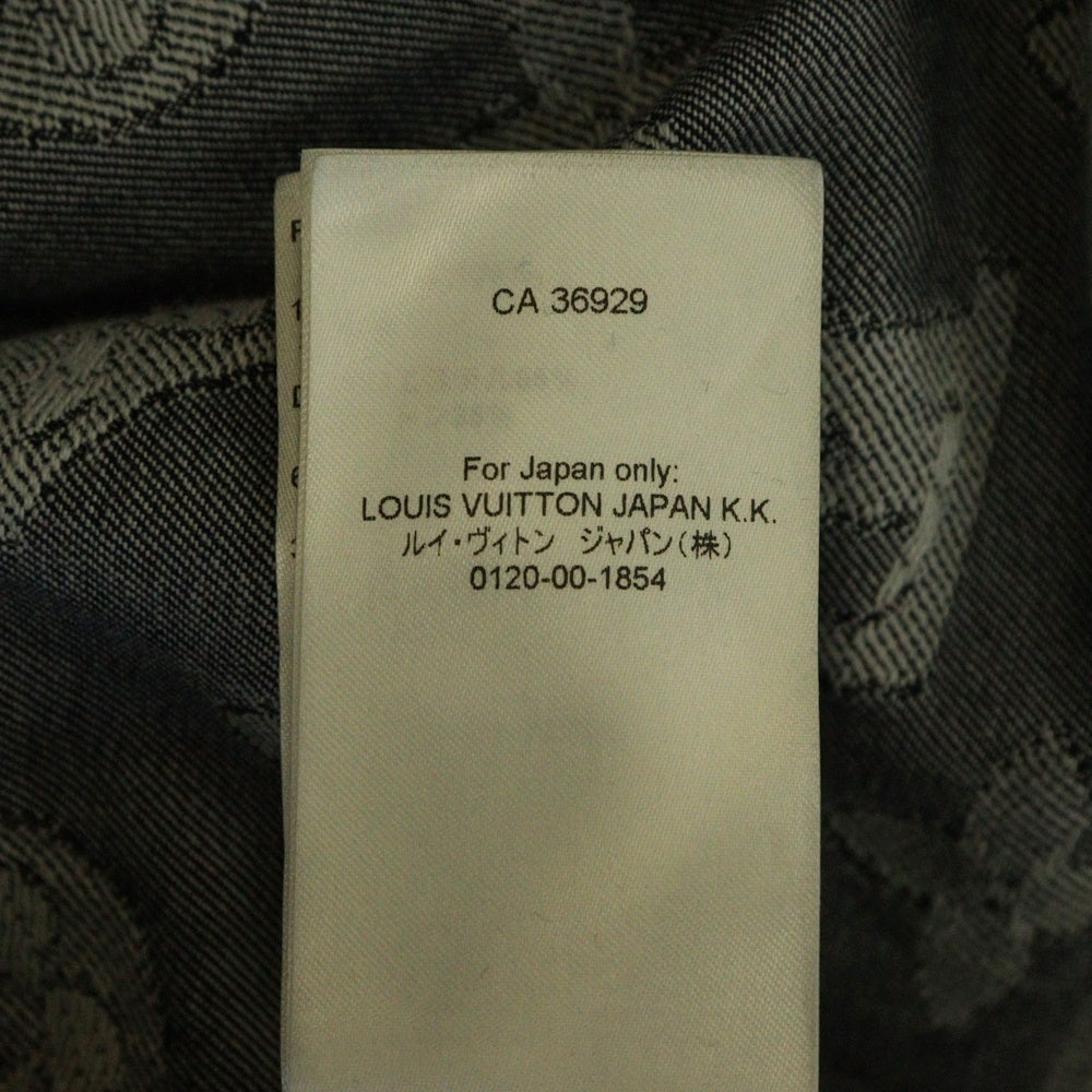 LOUIS VUITTON(ルイヴィトン) 23AW モノグラムショートスリーブシャンブレーデニムシャツ RM232 ARS HPS73W インディゴ