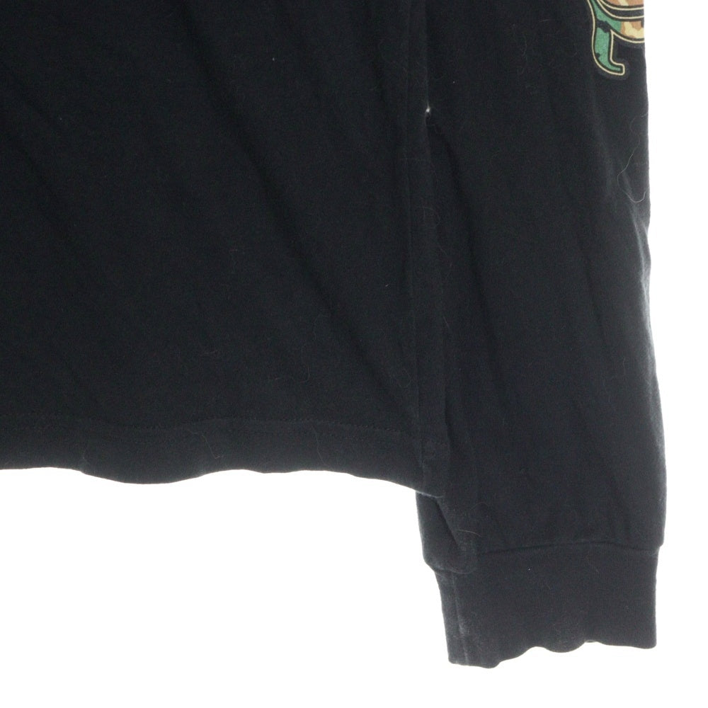 CHROME HEARTS(クロムハーツ) Camo Horseshoe L/S Tee カモホースシュー クルーネック長袖Tシャツカットソー ブラック/カーキ