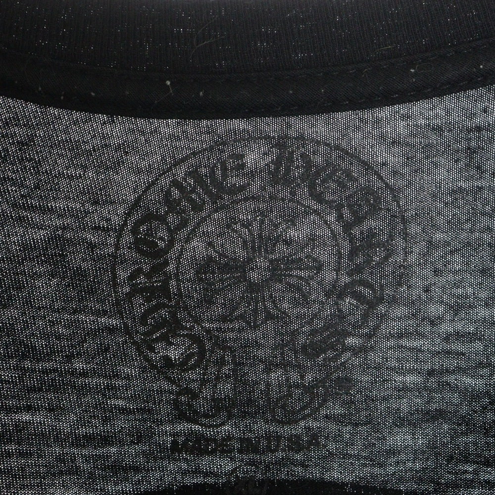 CHROME HEARTS(クロムハーツ) Camo Horseshoe L/S Tee カモホースシュー クルーネック長袖Tシャツカットソー ブラック/カーキ