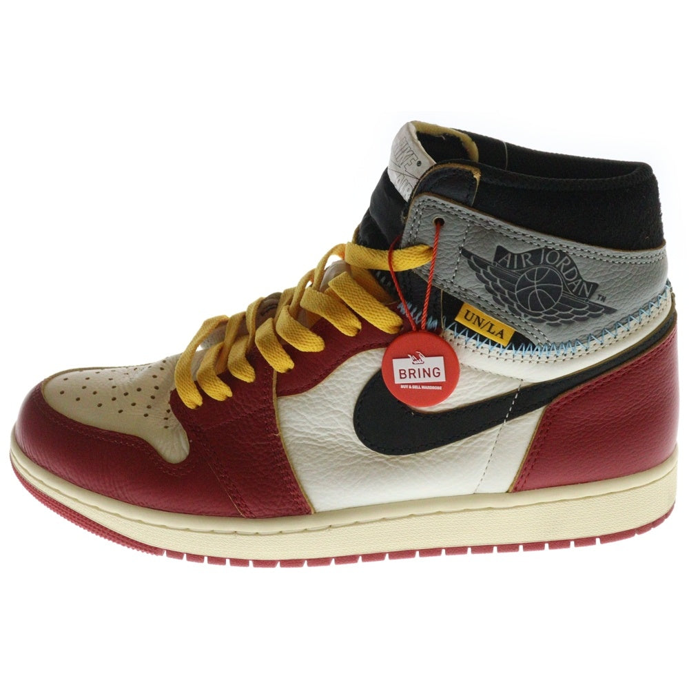 NIKE(ナイキ) ×UNION ユニオン AIR JORDAN 1 RETRO HIGH OG Chicago HV8563-600 エアジョーダン1 ハイ ハイカットスニーカー シカゴ レッド/ホワイト US10/28.0cm