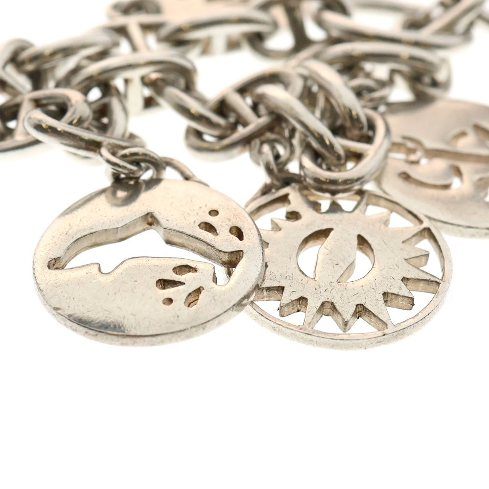 HERMES(エルメス) chain d'ancre marina charm シェーヌダンクル 筆記体チャームブレスレット シルバー