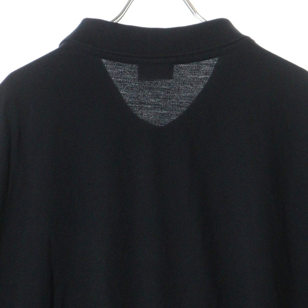 BALENCIAGA(バレンシアガ) 24SS BBロゴ刺繍オーバーサイズ半袖ポロシャツ 791001 TQVM7 ブラック