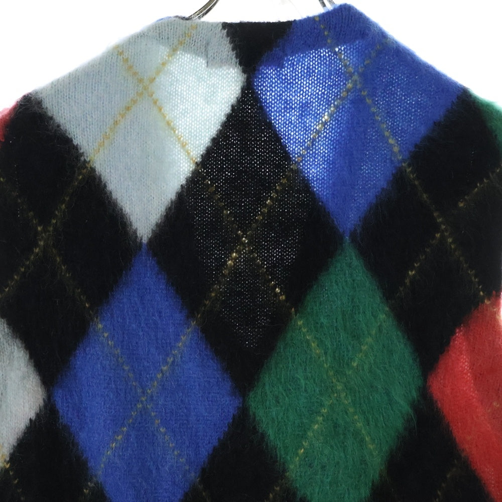 SUPREME(シュプリーム) 24SS Brushed Argyle Zip Up Vest ブラッシュ アーガイル ジップアップベスト マルチカラー RN101837