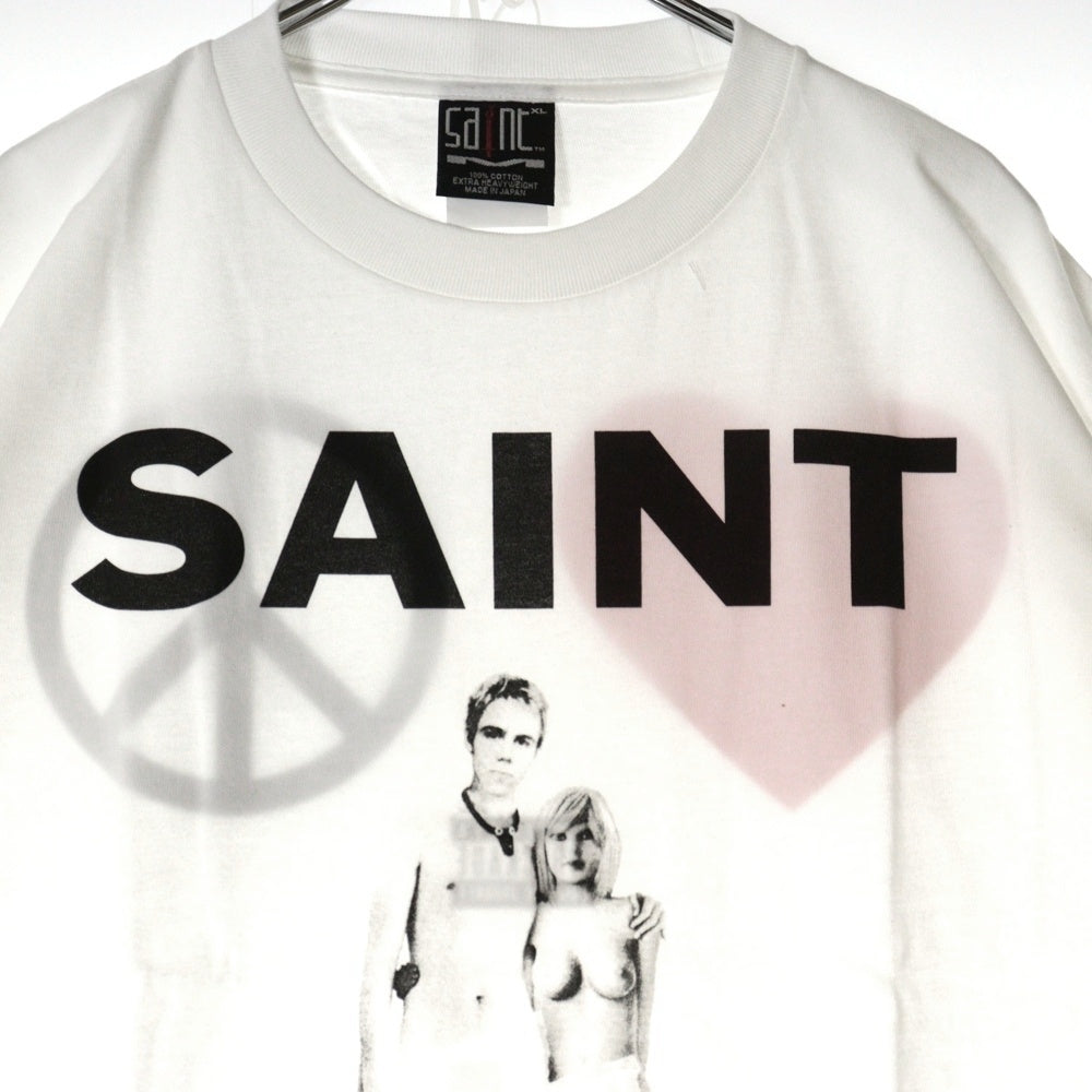 SAINT MICHAEL(セントマイケル) 23AW The Kid LAROI SS TEE SM-A23-0000-C31 キッドラロイ プリント半袖Tシャツ ホワイト ホワイト