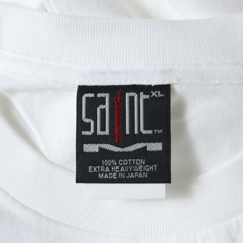 SAINT MICHAEL(セントマイケル) 23AW The Kid LAROI SS TEE SM-A23-0000-C31 キッドラロイ プリント半袖Tシャツ ホワイト ホワイト