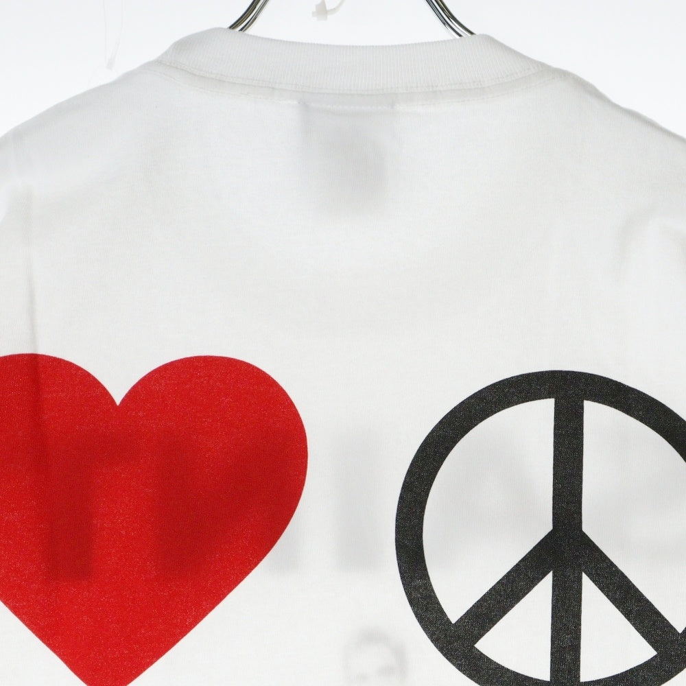 SAINT MICHAEL(セントマイケル) 23AW The Kid LAROI SS TEE SM-A23-0000-C31 キッドラロイ プリント半袖Tシャツ ホワイト ホワイト