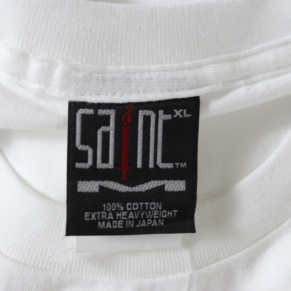 SAINT MICHAEL(セントマイケル) 23AW The Kid LAROI SS TEE SM-A23-0000-C31 キッドラロイ プリント半袖Tシャツ ホワイト ホワイト