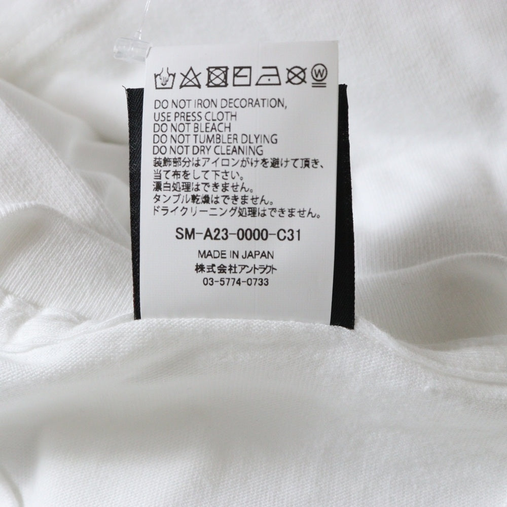 SAINT MICHAEL(セントマイケル) 23AW The Kid LAROI SS TEE SM-A23-0000-C31 キッドラロイ プリント半袖Tシャツ ホワイト ホワイト
