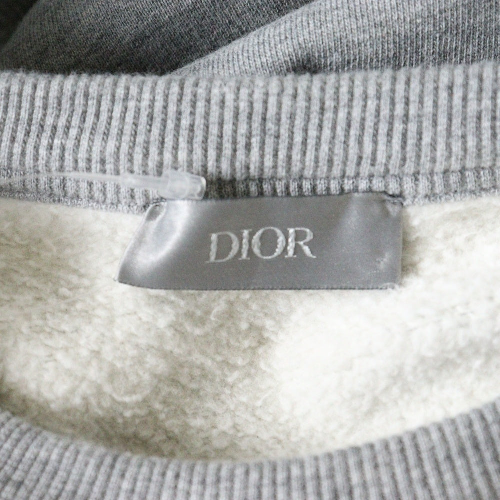 DIOR(ディオール) CD Logo Embridery Crewneck 113J699A0531 ロゴ刺繍 クルーネック スウェット トレーナー グレー