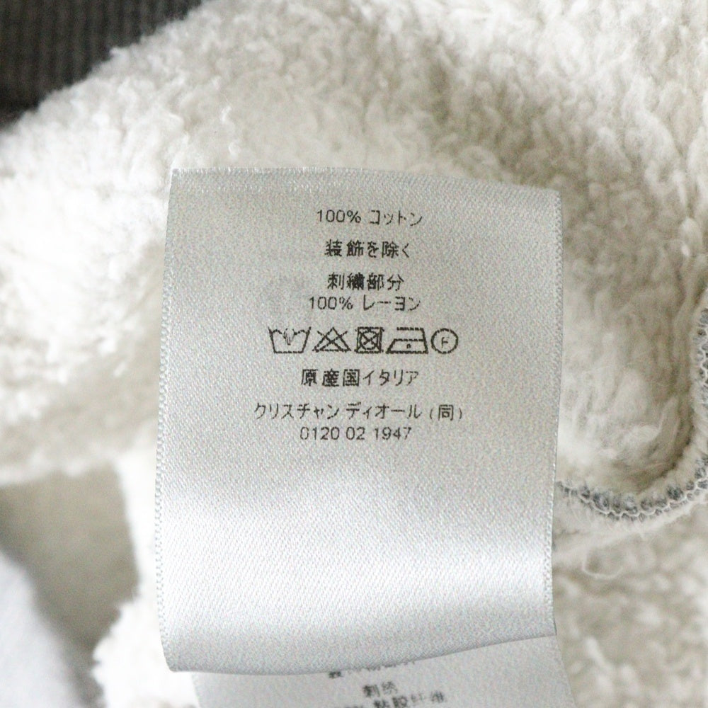 DIOR(ディオール) CD Logo Embridery Crewneck 113J699A0531 ロゴ刺繍 クルーネック スウェット トレーナー グレー