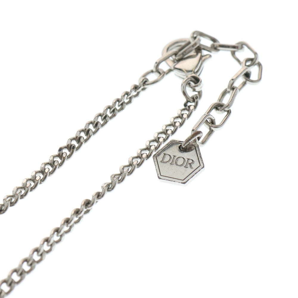 DIOR(ディオール) オブリークロゴプレート ペンダントネックレス ネックレス ジュエリー ロジウムシルバー CD ICON N1284HOMMT