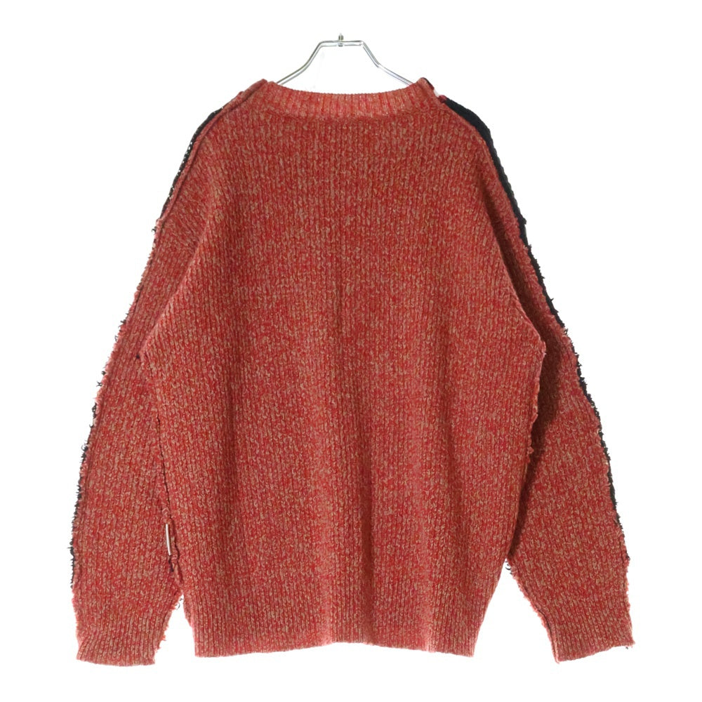 MARNI(マルニ) バック切り替え ニットセーター ブラック/レッド GCMG0285Q0