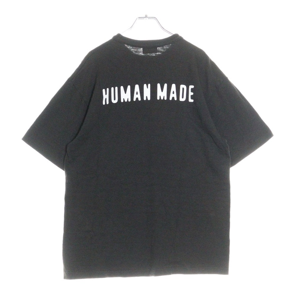 HUMAN MADE(ヒューマンメイド) GRAPHIC T-SHIR ハートプリント 半袖Tシャツカットソー チャコールグレー