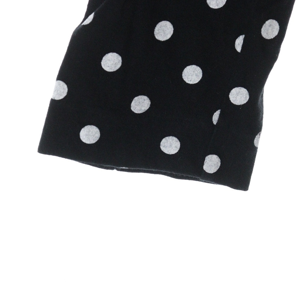 PLAY COMME des GARCONS(プレイコムデギャルソン) Dots Long Sleeve T-Shirt ドット総柄 長袖Tシャツ カットソー ブラック AX-T166