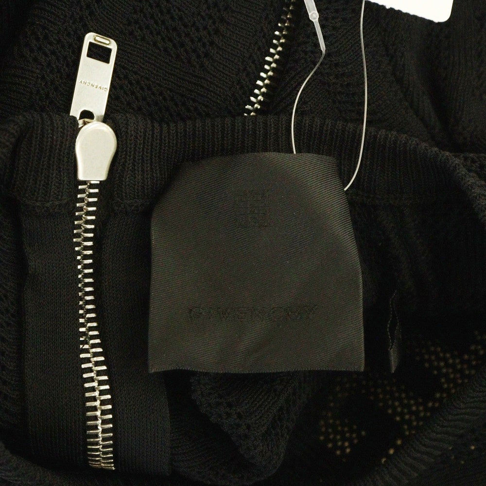 GIVENCHY(ジバンシィ) 4G バックジップ 半袖ニットミニワンピース レディース ブラック BW21DJ4ZA4