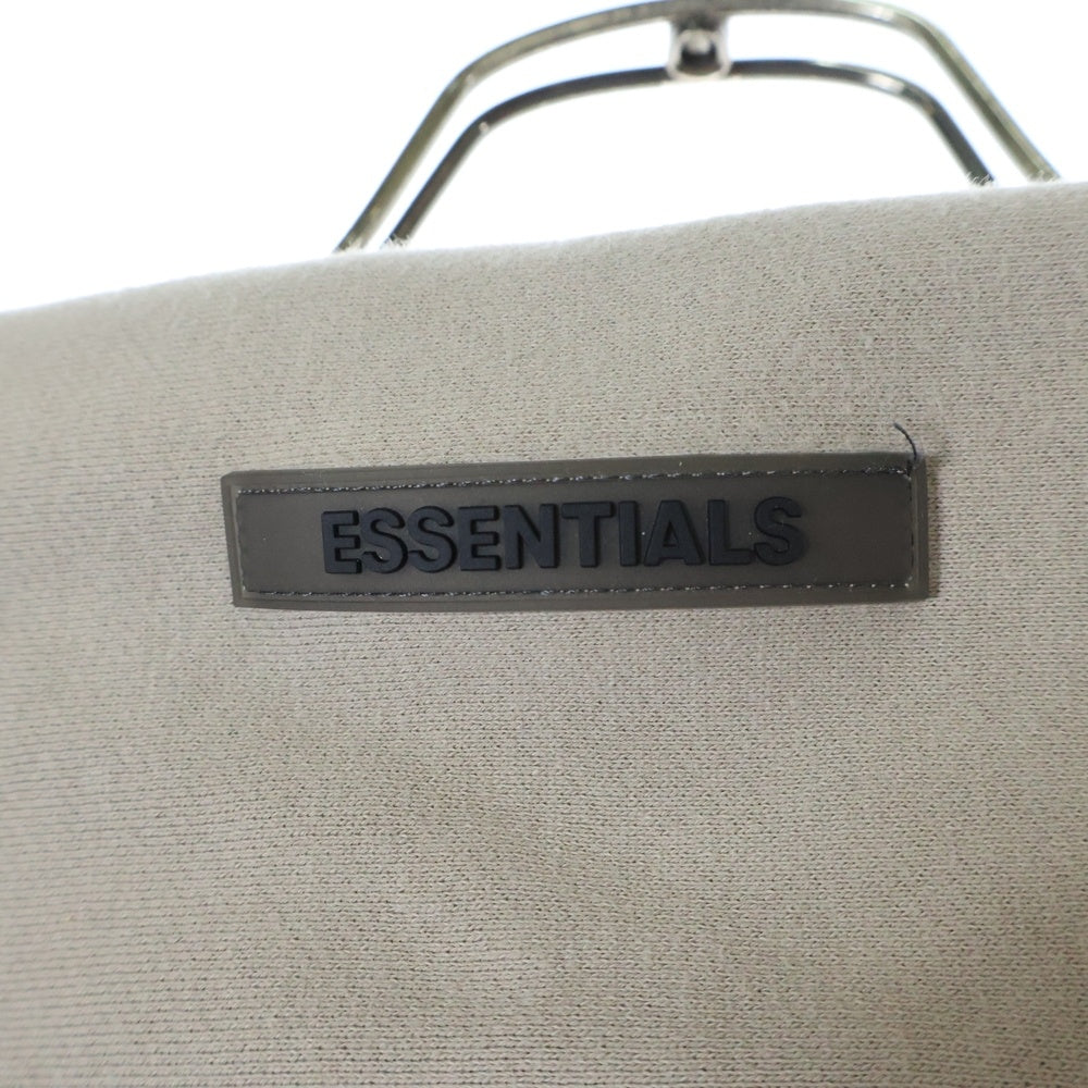 FEAR OF GOD ESSENTIALS(フィアオブゴッド エッセンシャルズ) リフレクターロゴ プルオーバーフーディパーカー ベージュ
