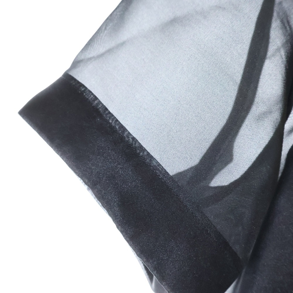 Sacai(サカイ) 21SS シースルーシャツ ドッキング ワンピース 21-05566 レディース ブラック