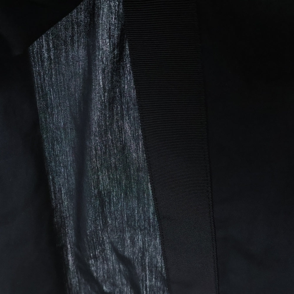 Sacai(サカイ) 21SS シースルーシャツ ドッキング ワンピース 21-05566 レディース ブラック
