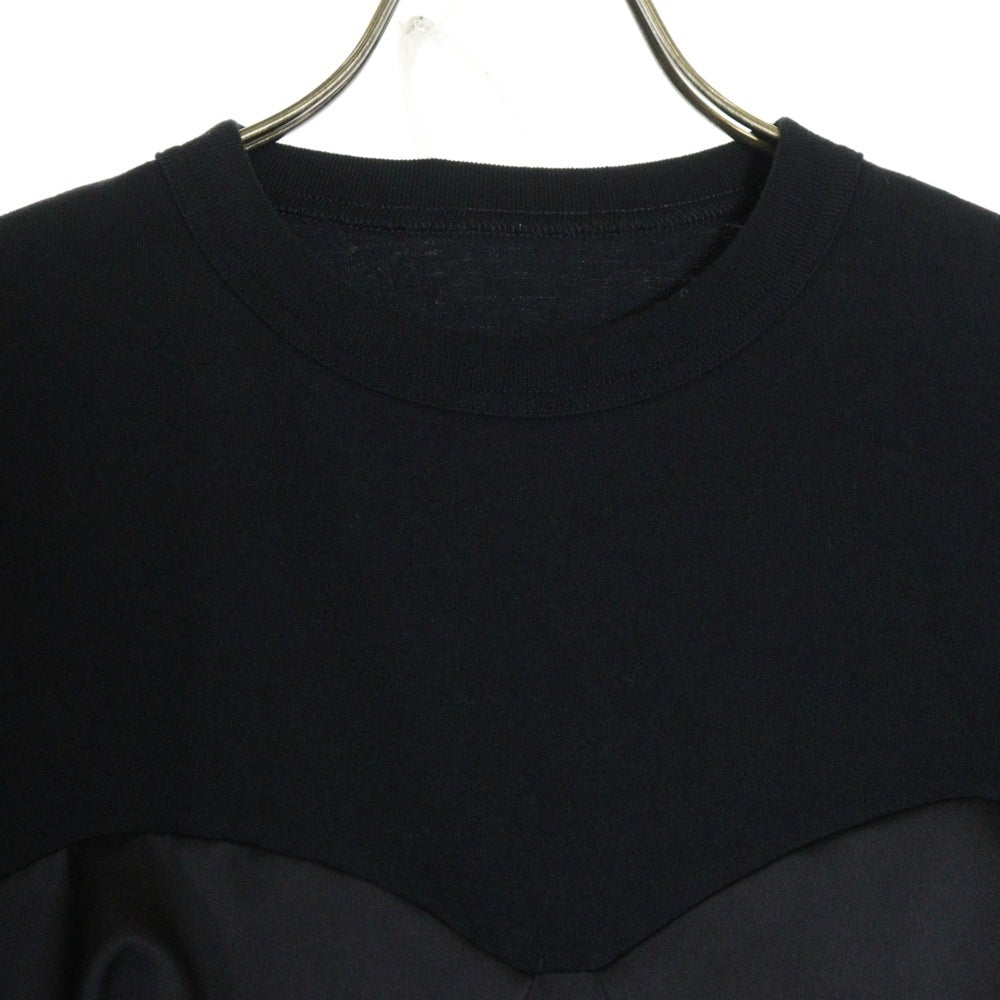 Sacai(サカイ) 23SS Cotton Jersey Dress 23-06562 コットン ノースリーブワンピース レディース ブラック