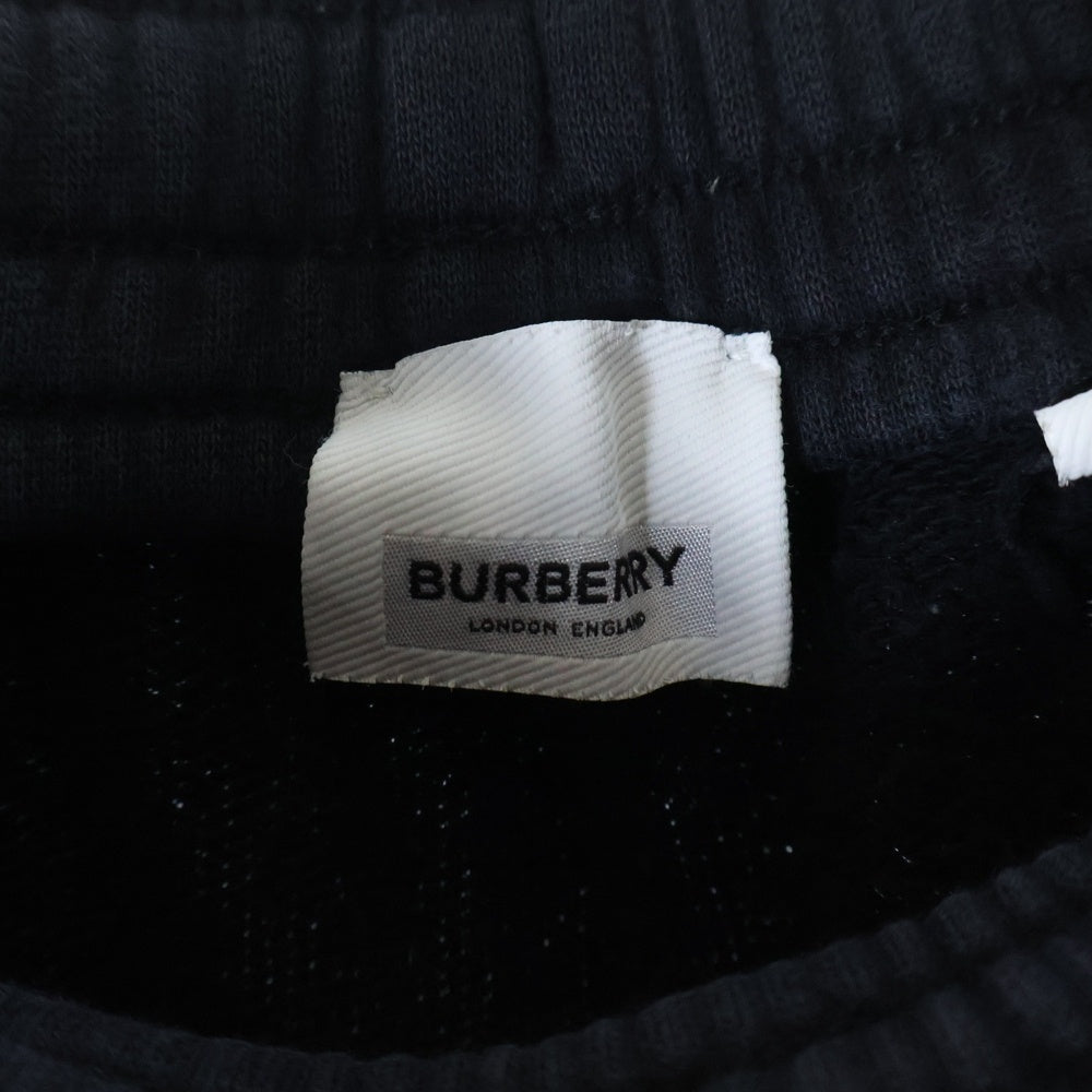 BURBERRY(バーバリー) 19AW モノグラム サイドライン ハーフパンツ ブラック 8026942
