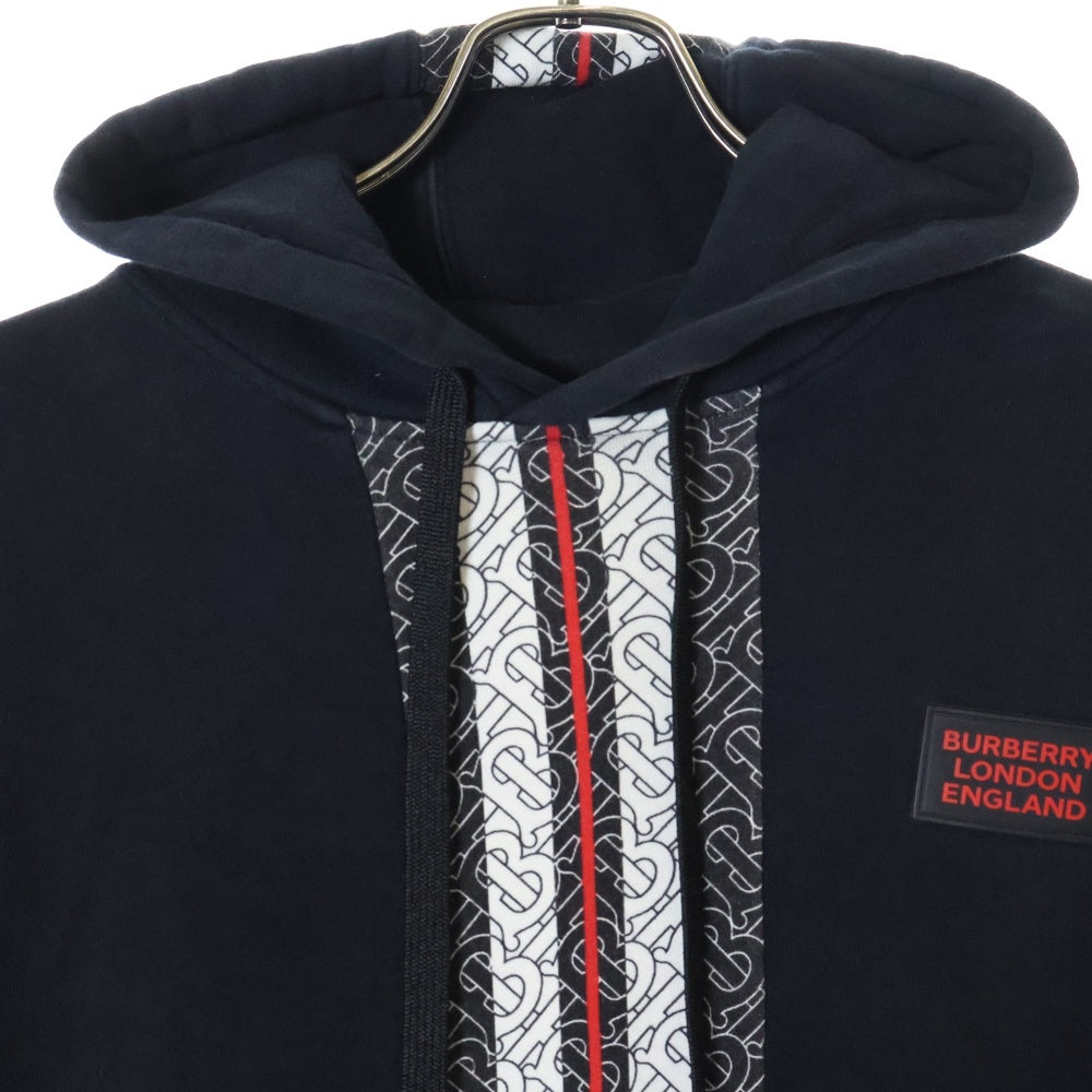 BURBERRY(バーバリー) 20SS TB モノグラム ライン プルオーバー パーカー 8026940 L ブラック/レッド
