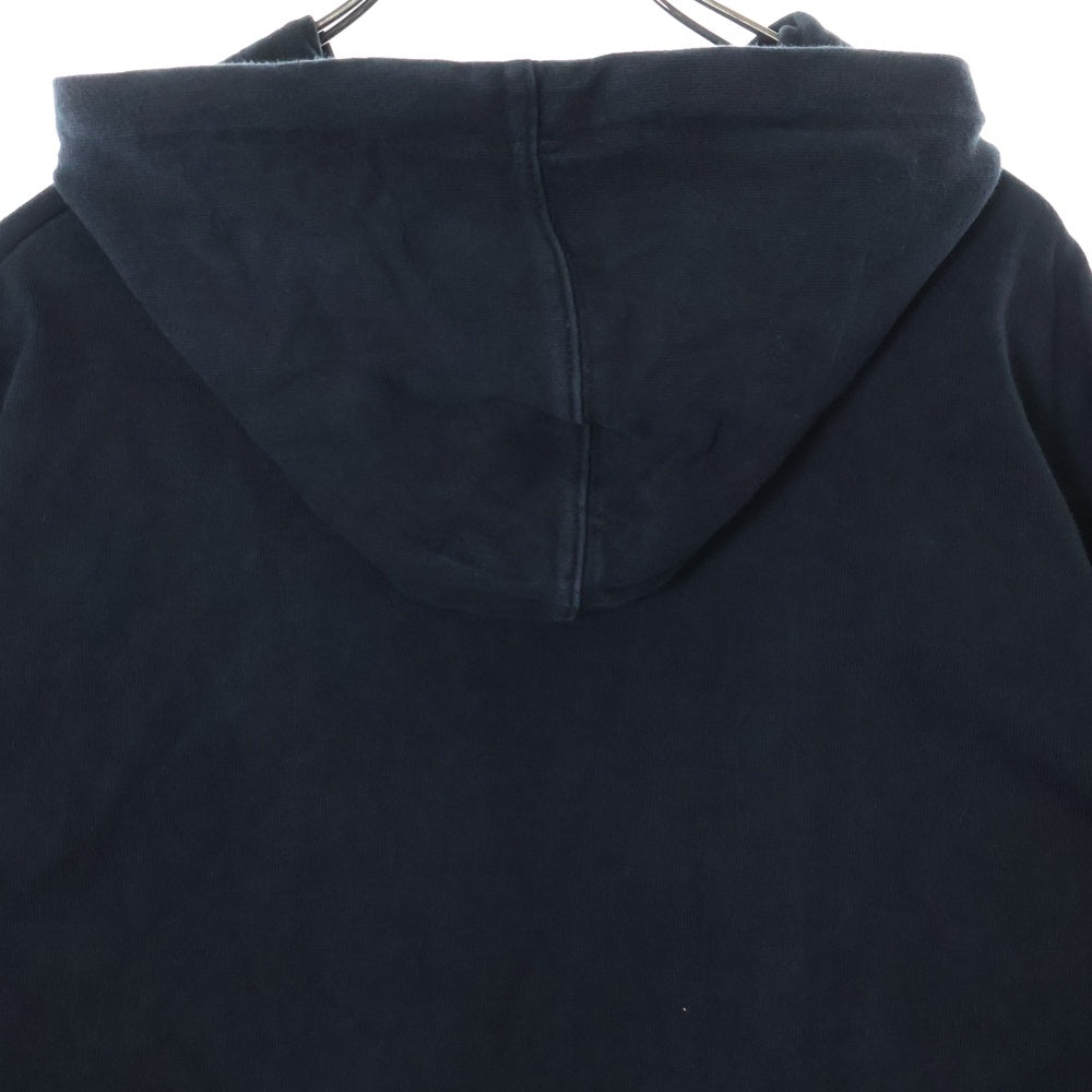 Y-3(ワイスリー) 20SS Signature Hoodie フロント シグネイチャー ロゴプリント プルオーバーパーカー ブラック