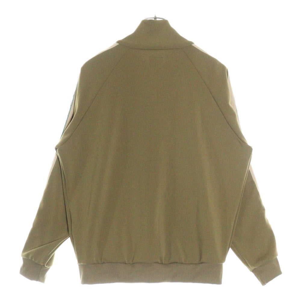 Sasquatchfabrix.(サスクワッチファブリックス) 23SS LACE TAPE TRACK JACKET 23SS-CSS-001 レース テープ ジップアップトラック ジャケット カーキ