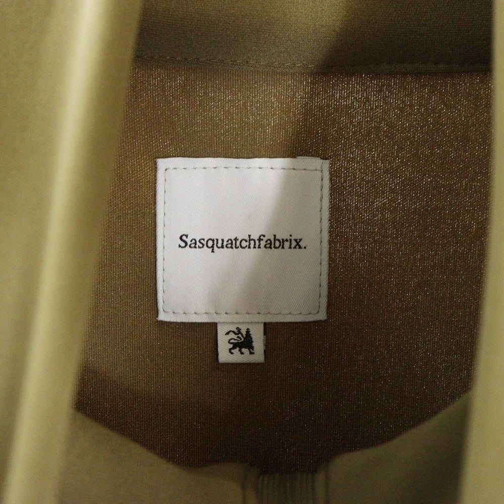 Sasquatchfabrix.(サスクワッチファブリックス) 23SS LACE TAPE TRACK JACKET 23SS-CSS-001 レース テープ ジップアップトラック ジャケット カーキ