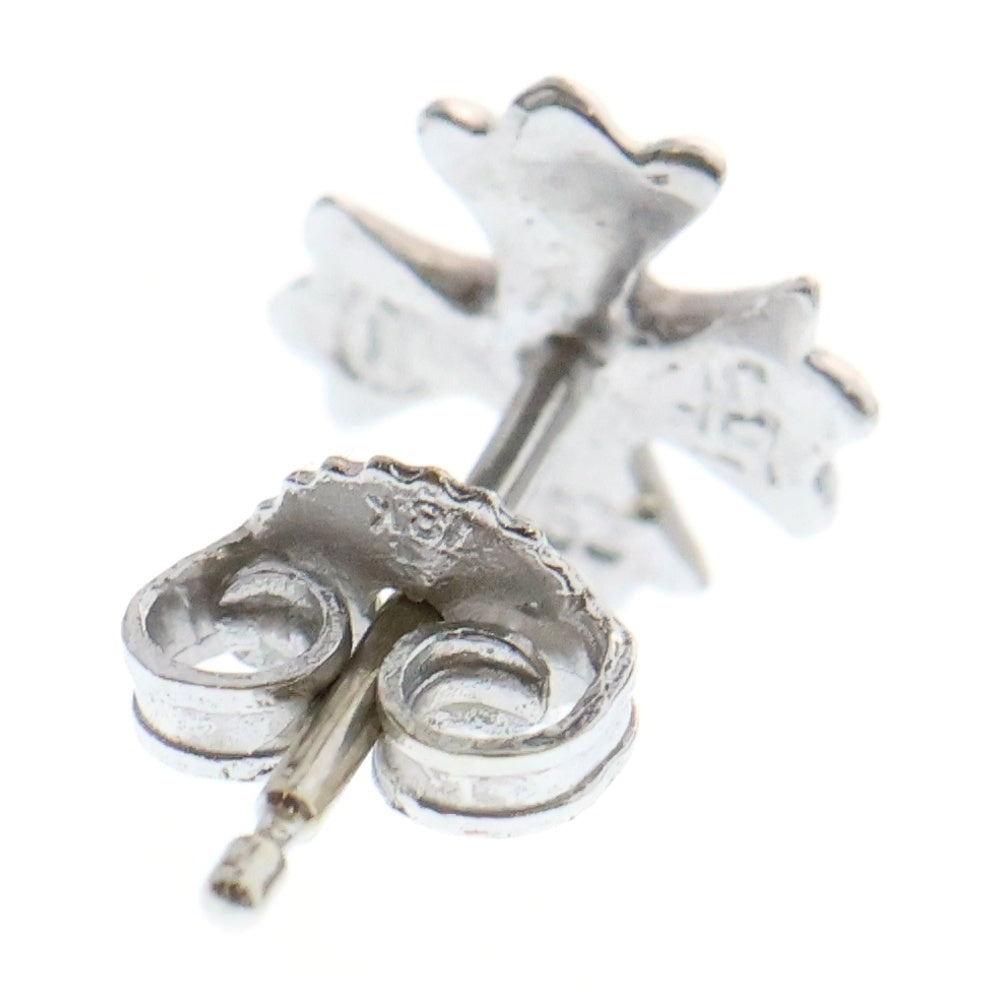 CHROME HEARTS(クロムハーツ) 18KWG No2 CH PLS 1DIA CHプラス スタッドピアス 1ダイヤ シルバー
