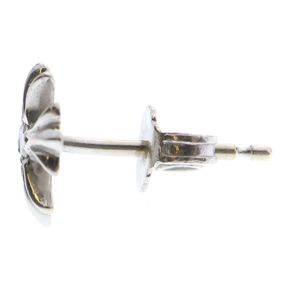 CHROME HEARTS(クロムハーツ) 18KWG No2 CH PLS 1DIA CHプラス スタッドピアス 1ダイヤ シルバー