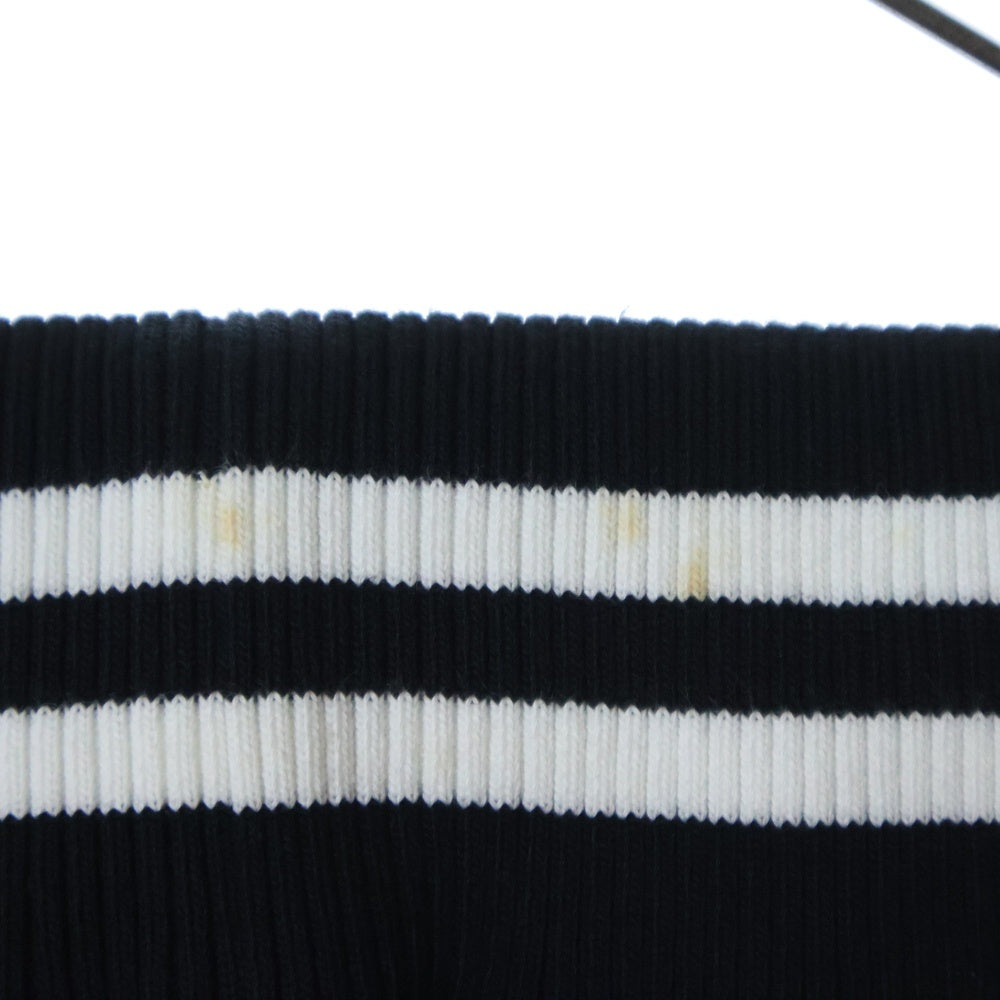 BALMAIN(バルマン) バイカー スウェットロングパンツ ブラック/ホワイト S8H5170J152